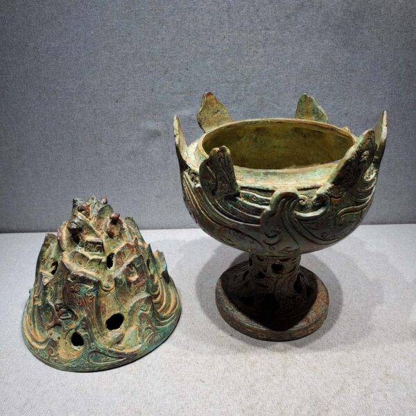 795ca2152c341c04fba10d96546d227 Bronze Boshan Incense Burner