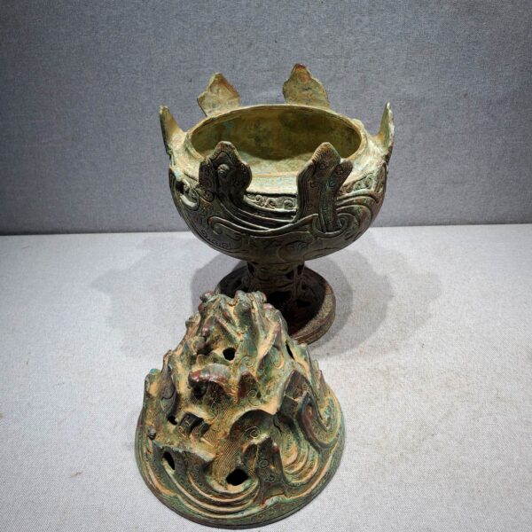 88c198ea053051a1b60b00252403fbb Bronze Boshan Incense Burner