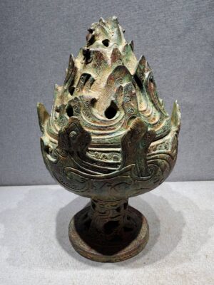 Bronze Boshan Incense Burner